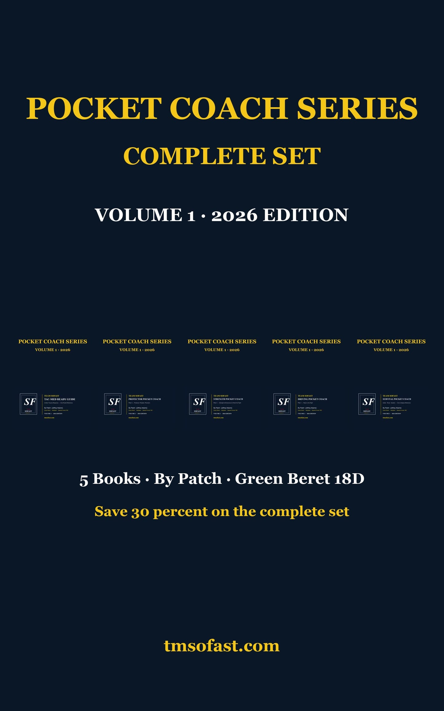 Team SOFAST Pocket Coach Series — Volume 1 · 5-Book Bundle (PDF)